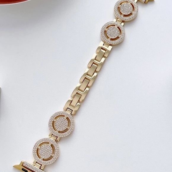 CZ Bling Apple Watch band - Picture 2 of 3